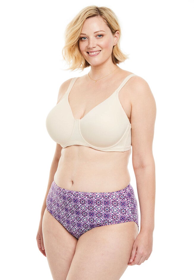 High-Cut Microfiber Brief by Comfort Choice®, , alternate image number null