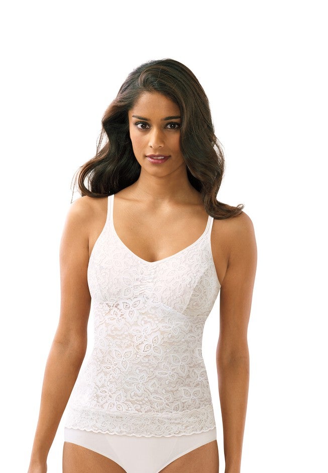 Lace 'N Smooth® Cami , WHITE, hi-res image number 0