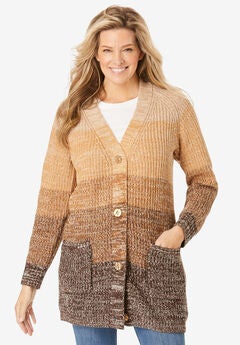 Ombre Shaker Cardigan