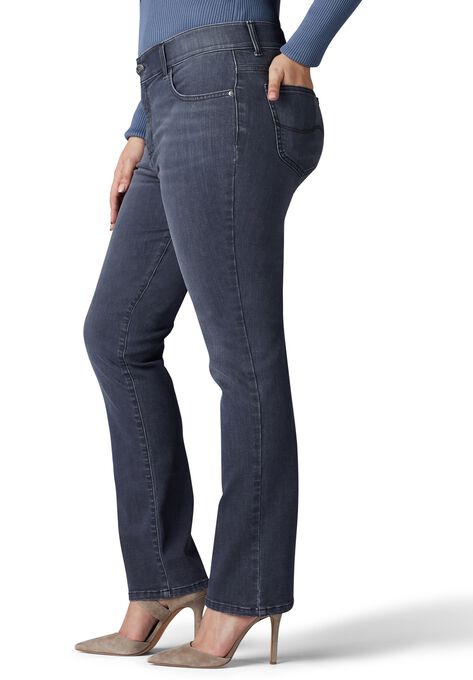 Women's Flex Motion Regular Fit Straight Leg Jean - Plus , , alternate image number null