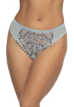 Allure Embroidered Thong