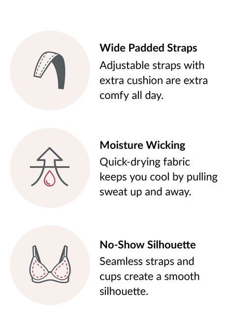 Full Figure Plus Size Magiclift Seamless T-Shirt Bra Wirefree #1080 Bra, , alternate image number null