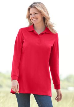 Long-Sleeve Polo Shirt