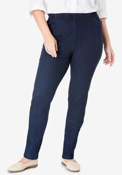 Plus Size Pull On Jeans