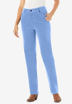 Corduroy Straight Leg Stretch Pant