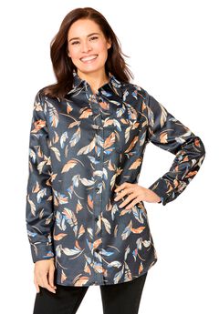 Plus Size Black Shirts