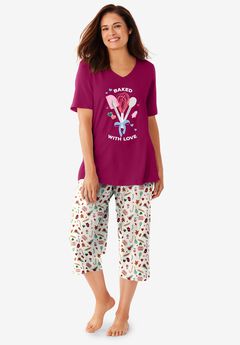 2-Piece Capri PJ Set
