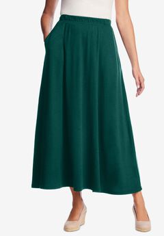 Plus Size Green Skirts