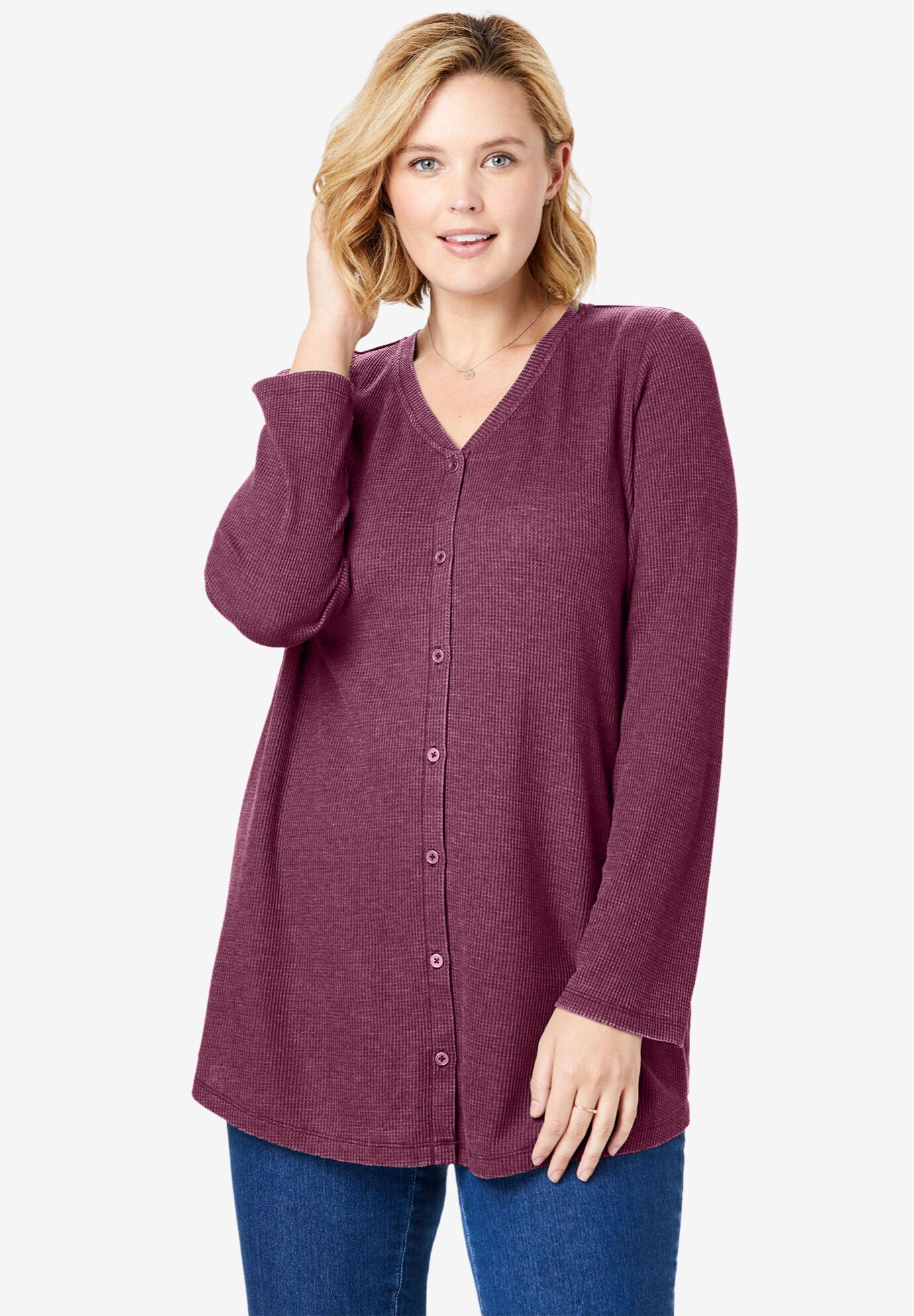 Woman within thermal tops cheap
