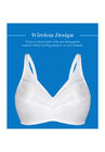 Bestform 5006233 Floral Trim Wireless Cotton Bra With Lightly-Lined Cups, , alternate image number null