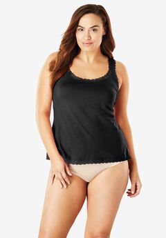Plus Size Black Camis