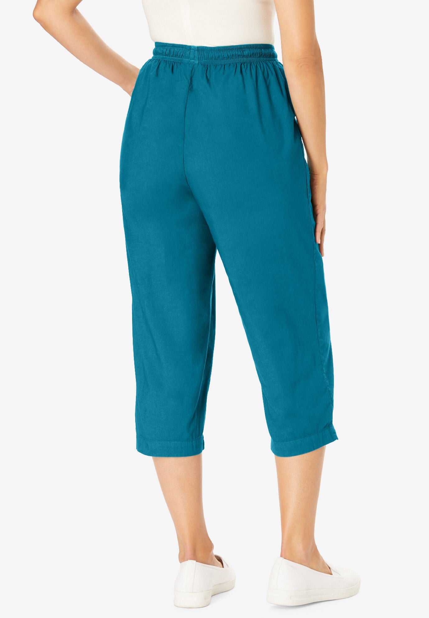 Women s Plus Size Capris Woman Within Woman Within