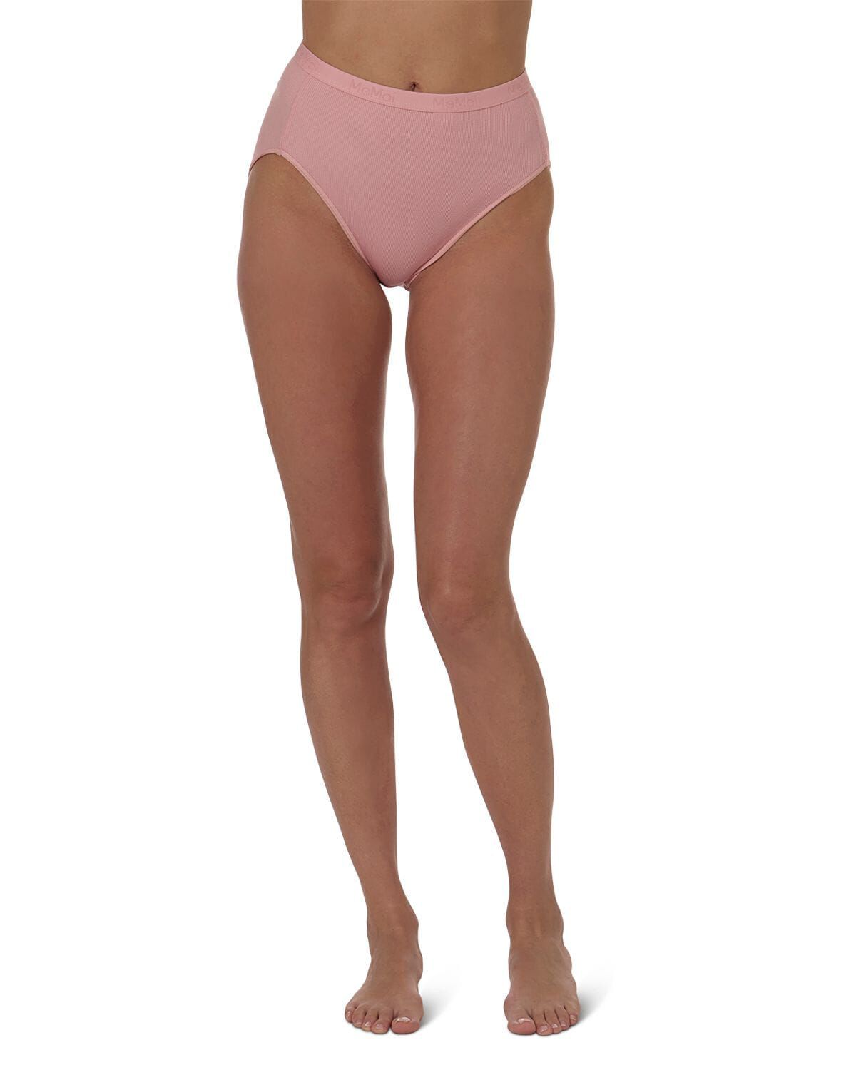 Women's 3 Pair Pack Ribbed Briefs, BRIDAL ROSE, alternate image number 1