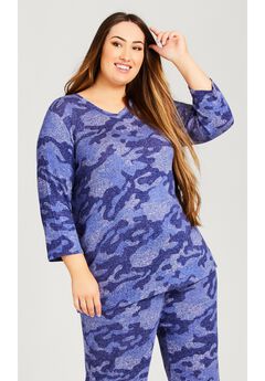 Hacci Camo Top