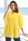 Embroidered Cotton Tunic, , alternate image number null