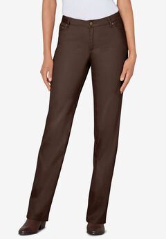 Straight-Leg Stretch Denim Jean