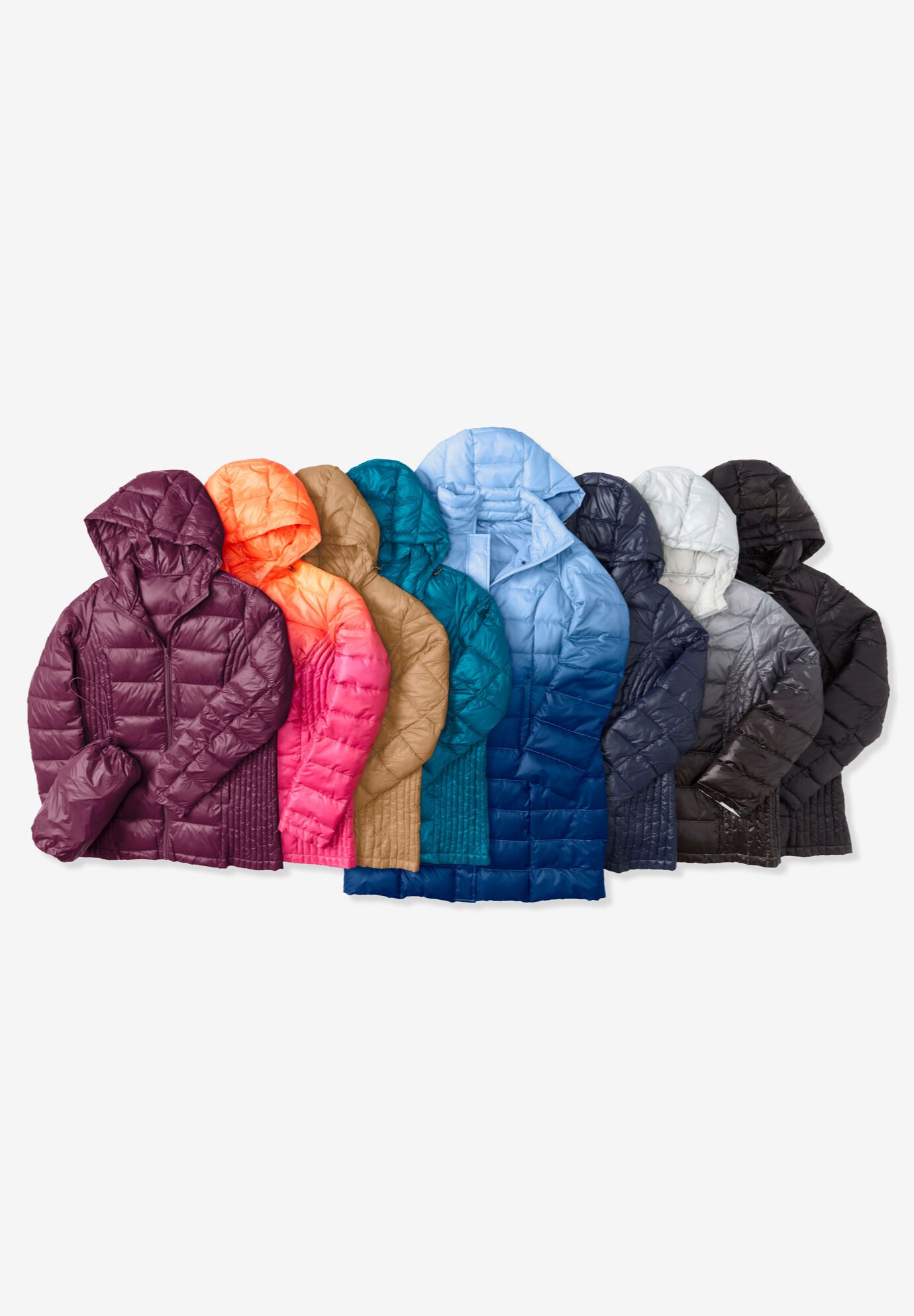 Woman within sale puffer coats