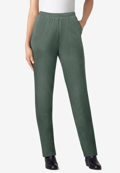 Plus Size Ponte Pants With Pockets