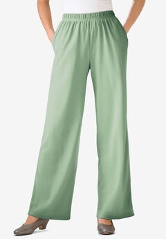7-Day Knit Wide-Leg Pant