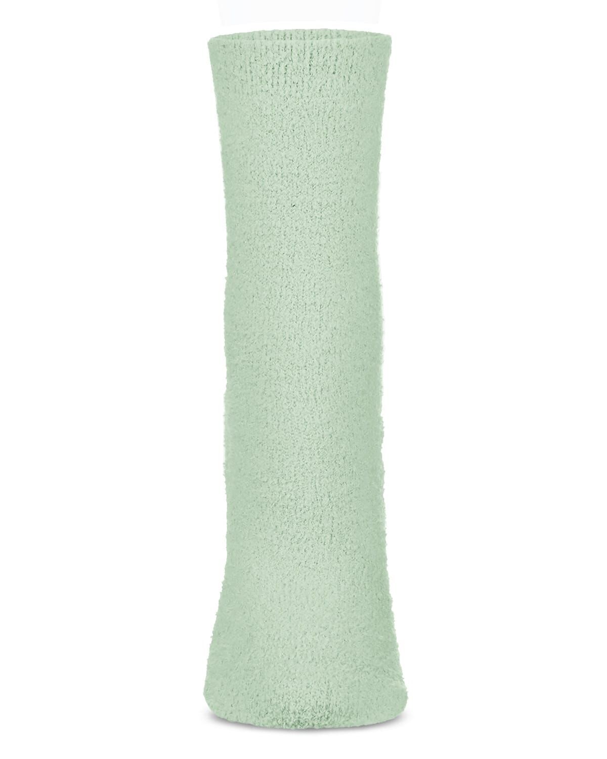 Women&#39;s Gel-Lined Solid-Color Citrus Scented Ankle Sock, GREEN, alternate image number 1