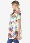 Short-Sleeve Empire Waist Tunic, , alternate image number null