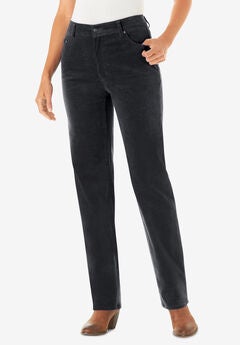 Corduroy Straight Leg Stretch Pant