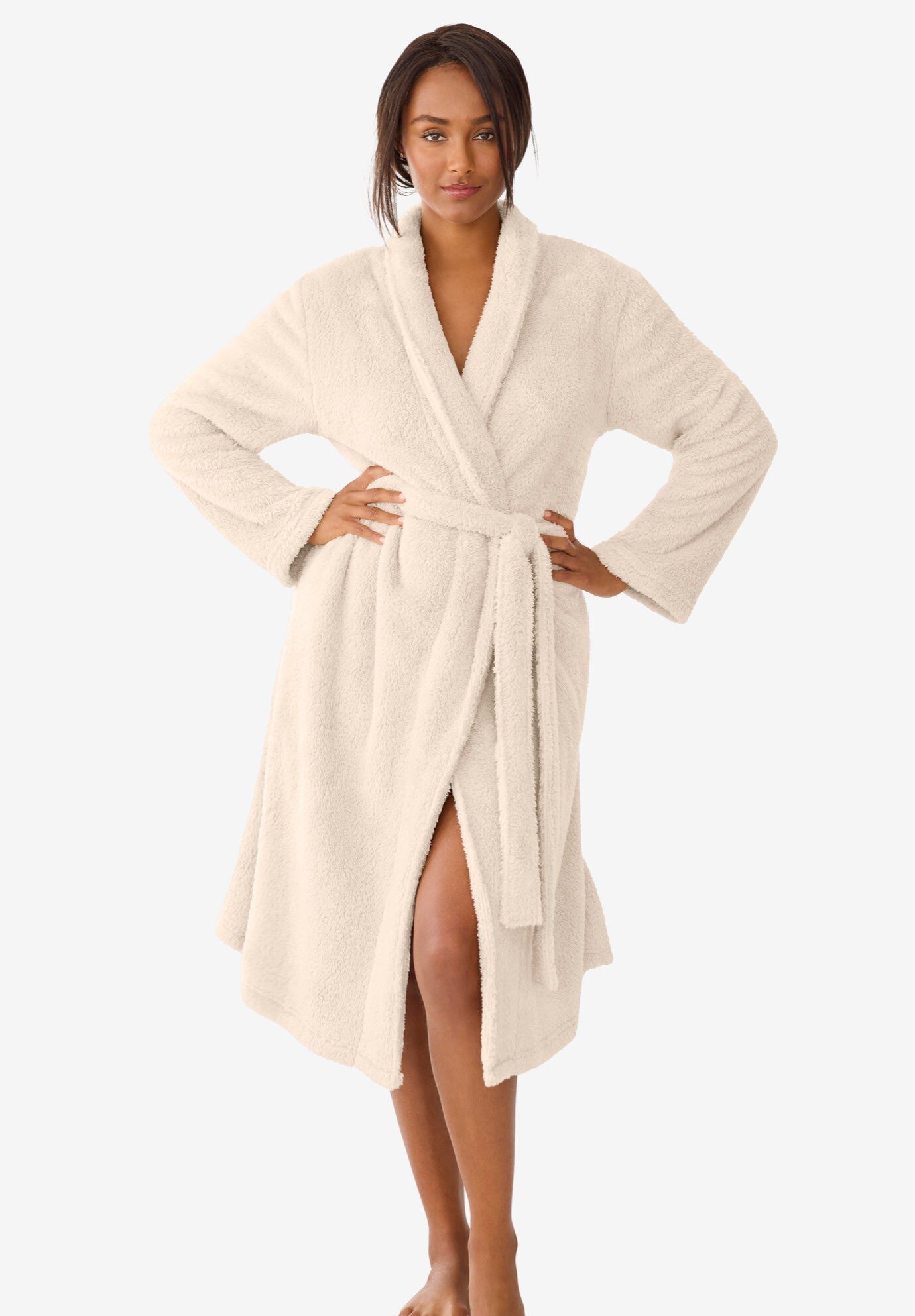 Ultra Plush Wrap Robe | Woman Within
