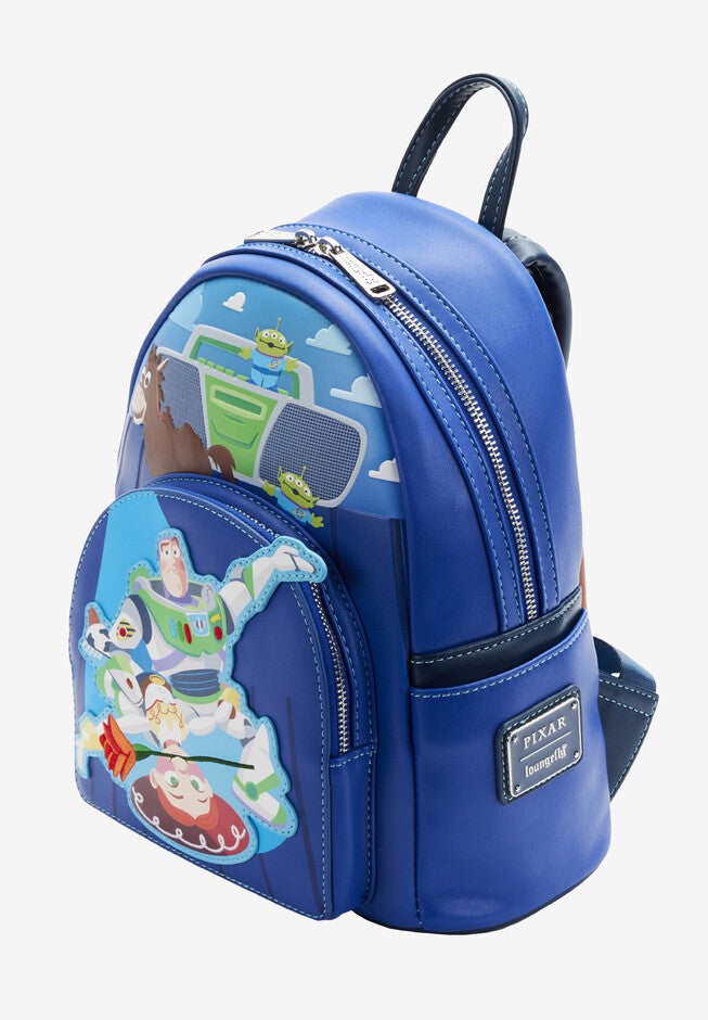 Loungefly X Pixar Toy Story Mini Backpack Handbag Buzz Lightyear & Jessie, , alternate image number null
