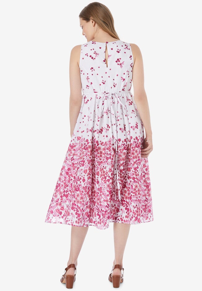 Sleeveless Surplice Maxi Dress, , on-hover image number 1