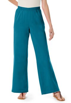 Petite Wide Leg Fineline Jean