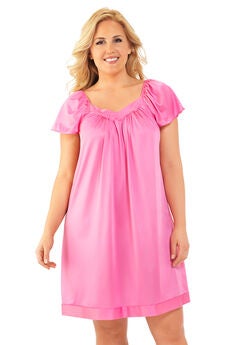 Plus Size Silky Nightgowns