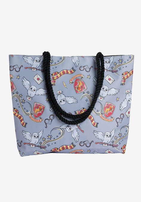 Harry Potter Gryffindor Travel Rope Tote Bag Carry-On Hedwig Glasses, , alternate image number null