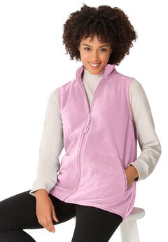 Zip-Front Microfleece Vest