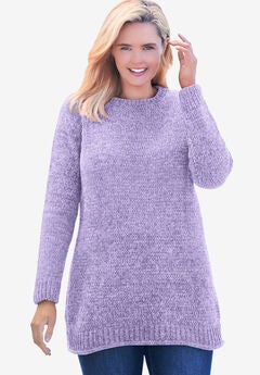 Crewneck Chenille Sweater
