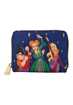 Loungefly x Disney Hocus Pocus Sanderson Sisters Night Sky Zip Around Wallet
