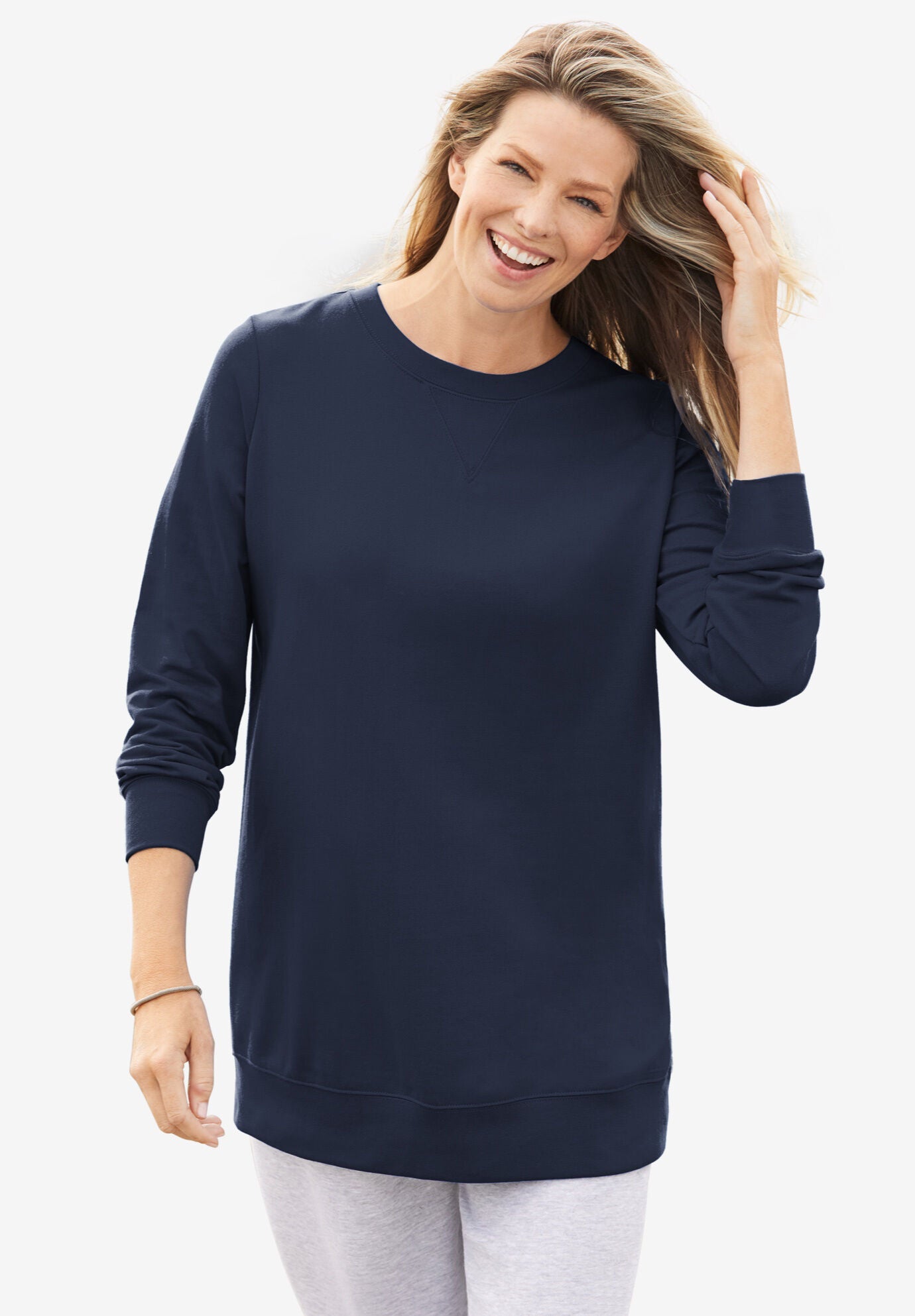 Fleece Sweatshirt | Woman Within