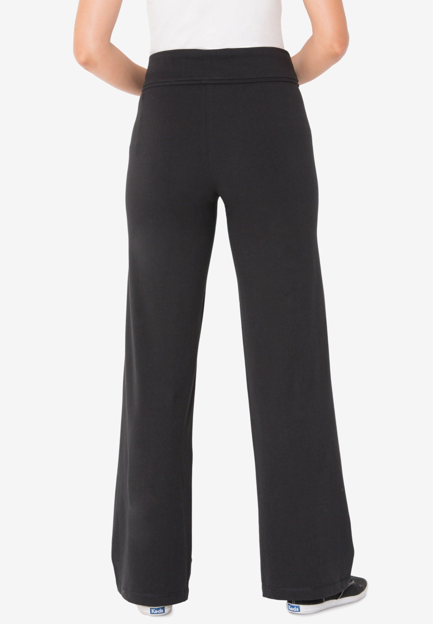 Woman within shop dress pants