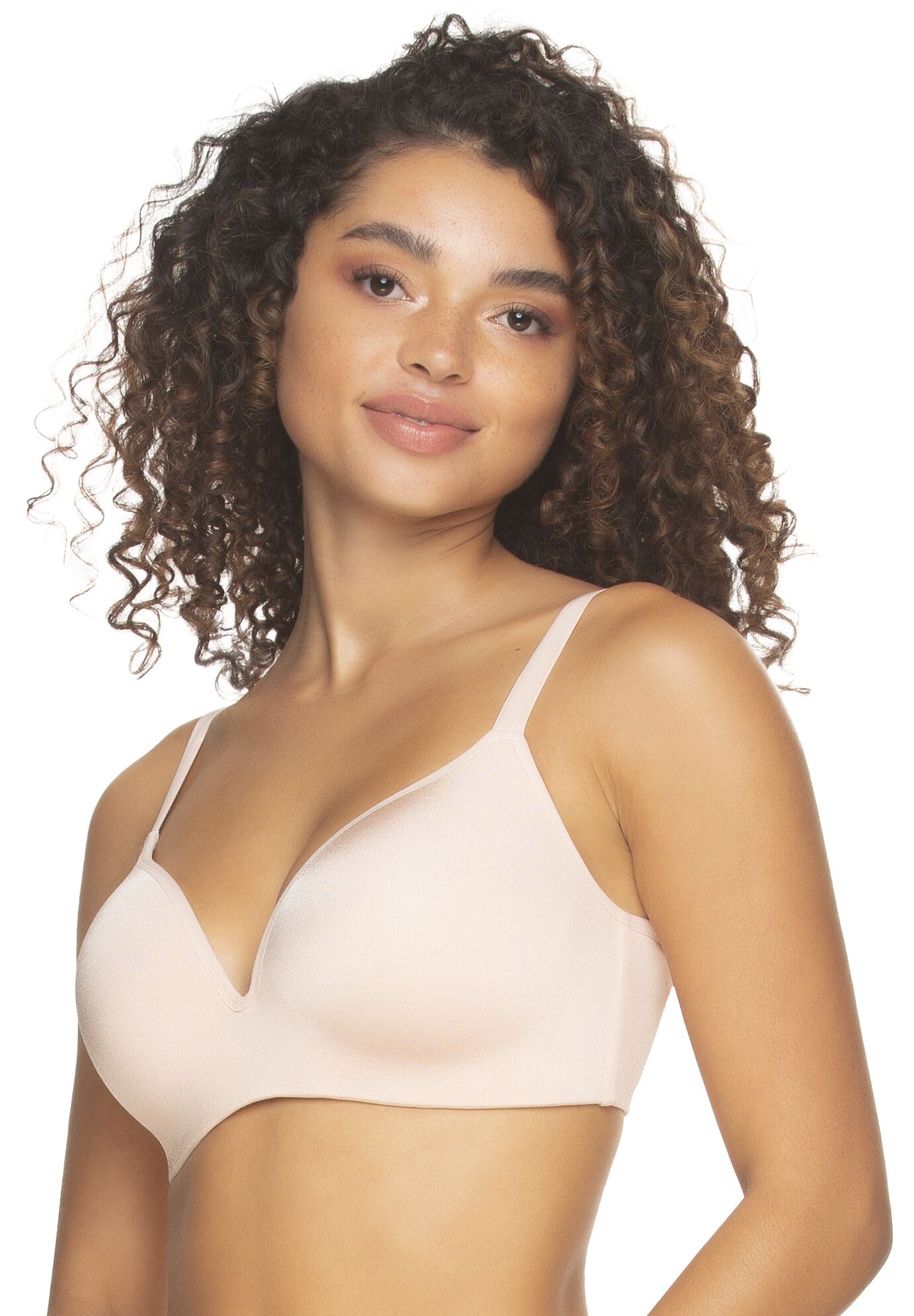 Body Smooth Flexi-Wire Seamless Back Smoothing Bra, CAMEO ROSE, hi-res image number 0