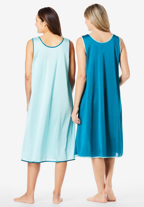 2-Pack Sleeveless Nightgown , , on-hover image number null