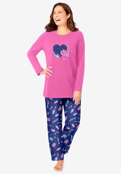 Long Sleeve Knit PJ Set