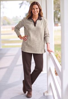 2-Piece Fleece Polo Set