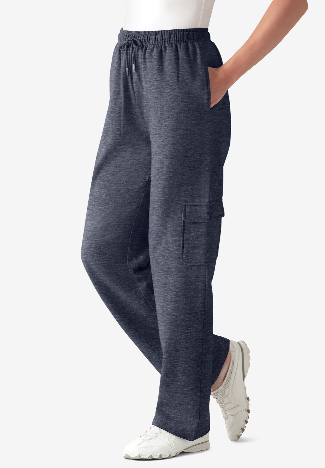 Woman Within Womens Plus Size Better Fleece Jogger Sweatpant 