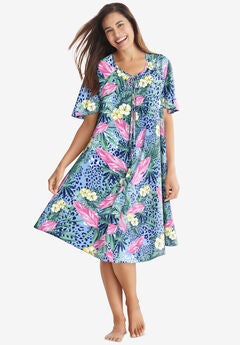 Plus Size Flutter Sleeve Dresses