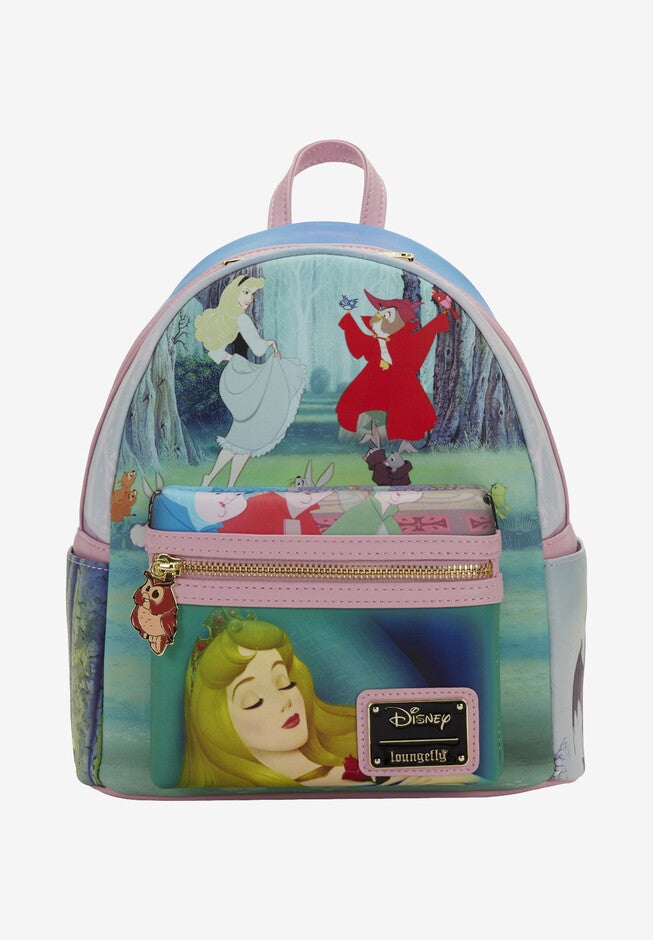 aurora mini backpack Sleeping Beauty (1959) and cuteness with Palm Pals the ultimate plush brand Loungefly Disney Sleeping Beauty Aurora