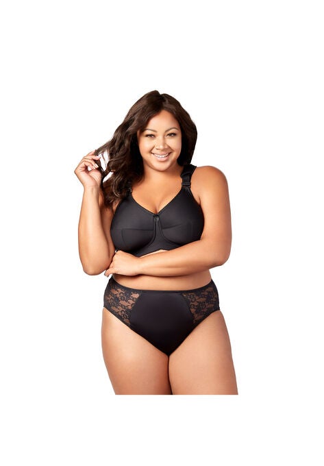 Full-Coverage Soft Cup Bra, BLACK, hi-res image number null