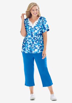 2-Piece Tunic and Capri Set