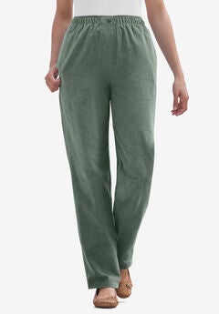 7-Day Corduroy Straight-Leg Pant