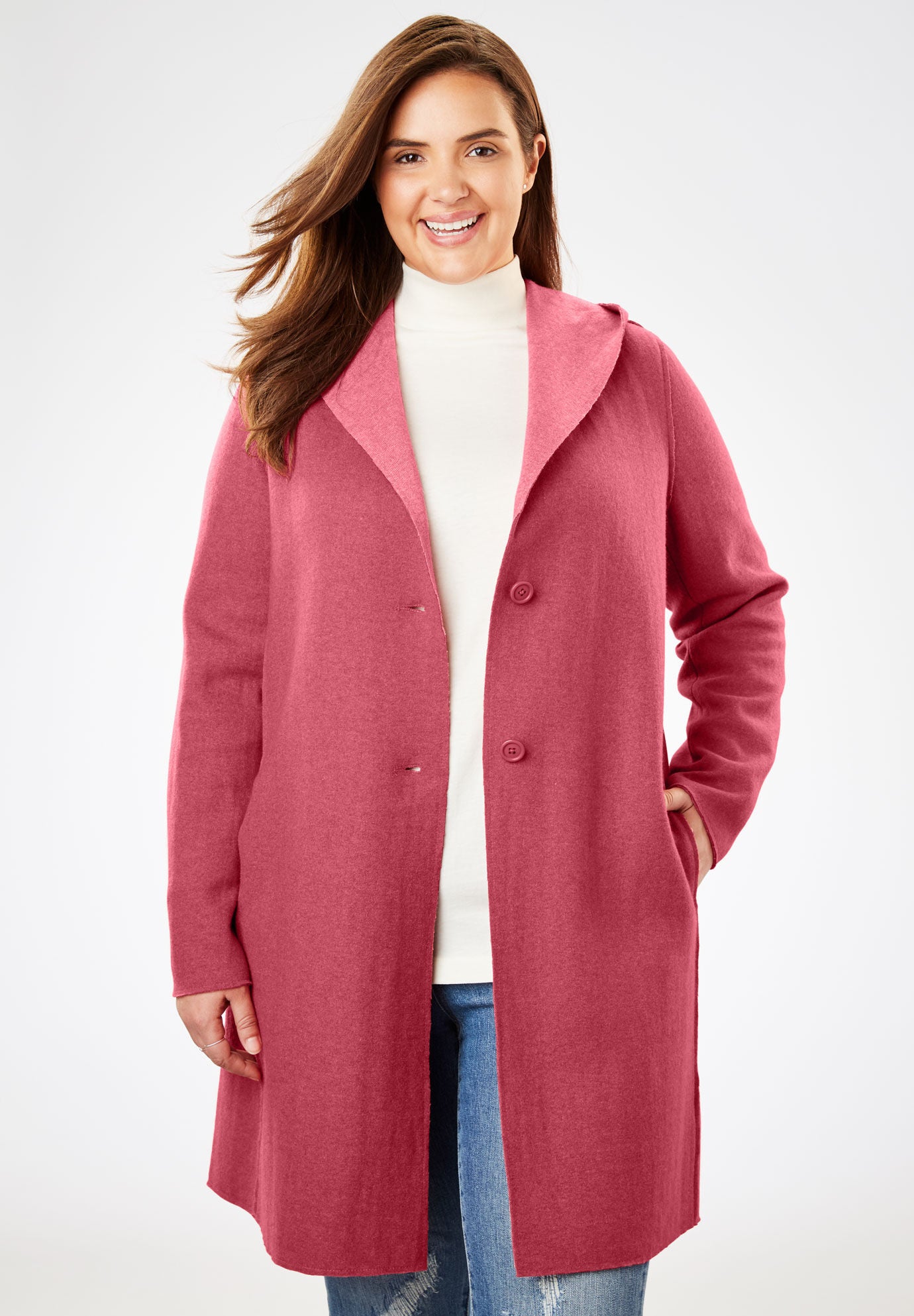 Woman within wool coats clearance
