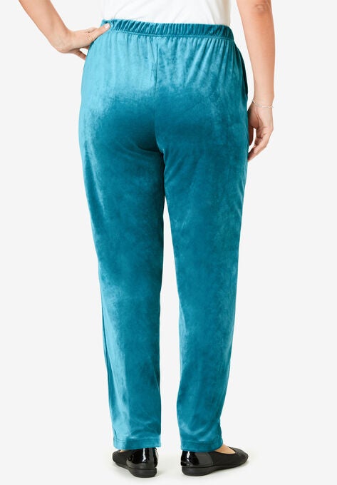 Velour Pant Plus Sizepants Woman Within
