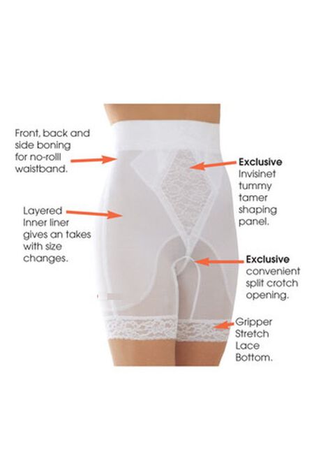 No Top Roll High Waist Long Leg Shaper, , on-hover image number null